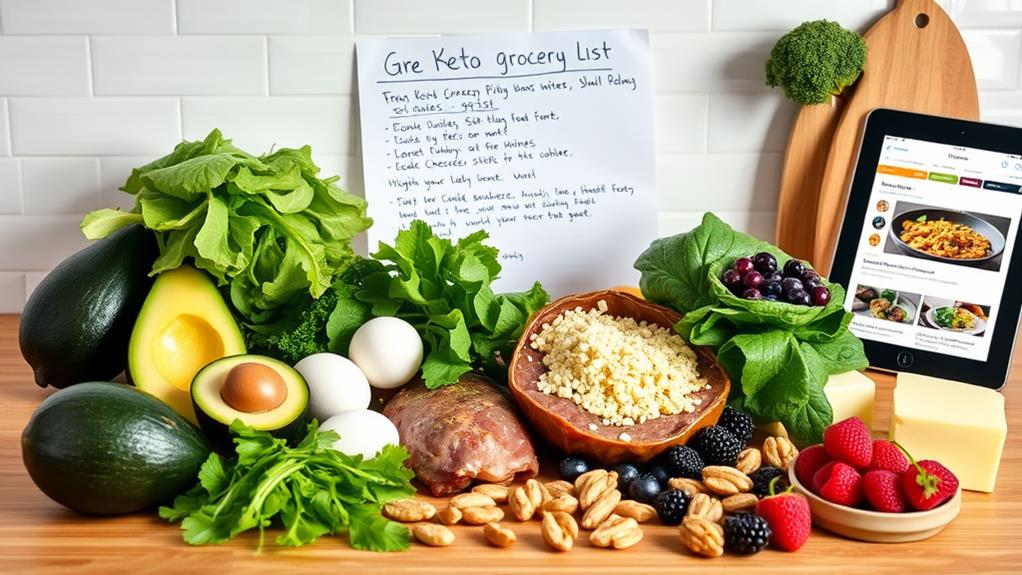 organizing essential food items