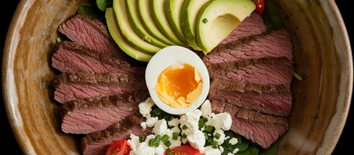 Beef and Avocado Breakfast Bowl