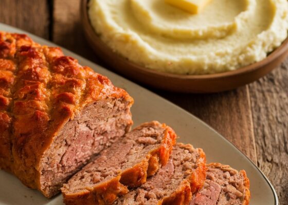Keto-Friendly Lamb Meatloaf with Creamy Cauliflower Mash