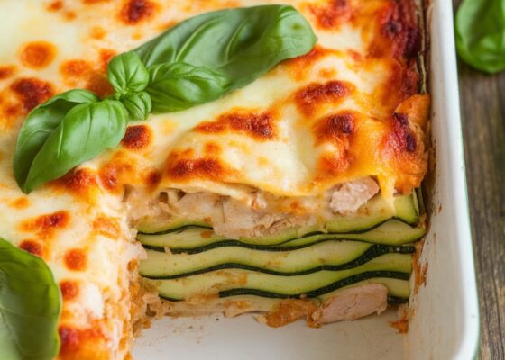 Keto Chicken and Zucchini Lasagna Recipe