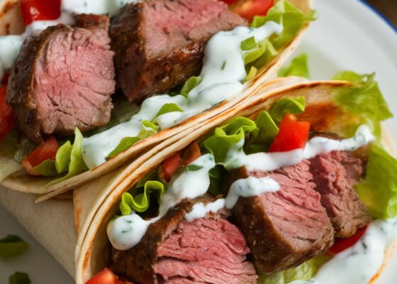 Keto-Friendly Lamb Gyro Wraps