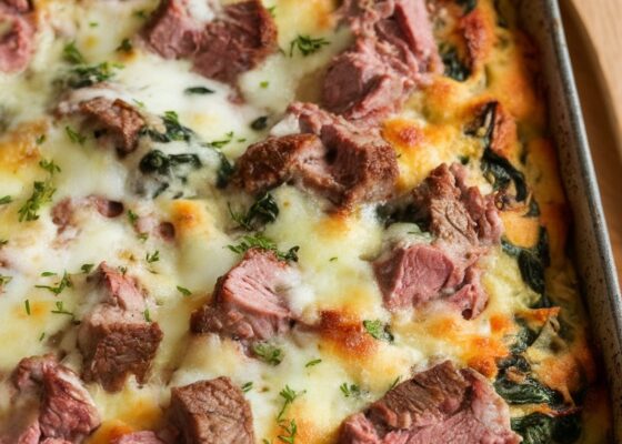 Keto Lamb and Spinach Casserole Recipe
