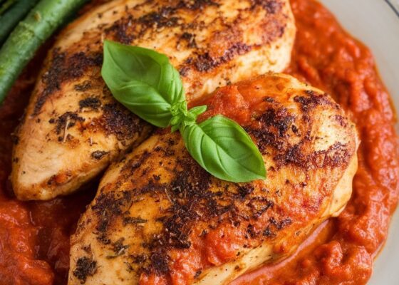 Keto Creamy Tomato Basil Chicken Recipe