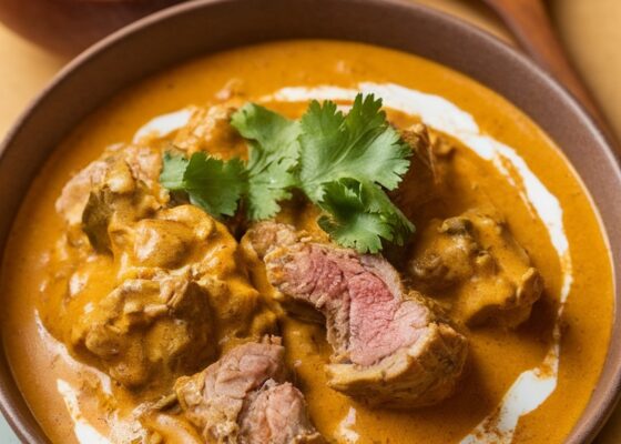 Creamy Keto Lamb Curry with Coconut Cream