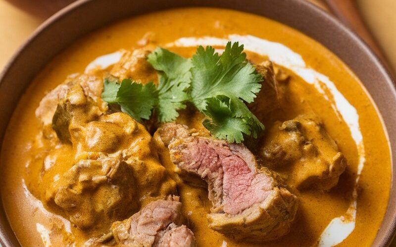 Creamy Keto Lamb Curry with Coconut Cream