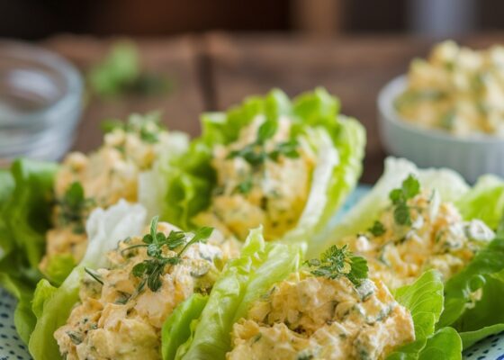 Delicious Keto Egg Salad Lettuce Wraps