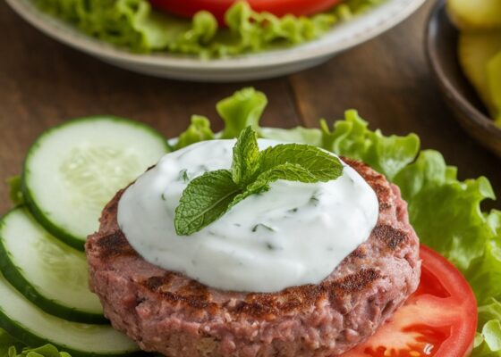 Keto Minted Lamb Burgers Recipe