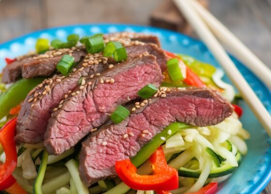 Keto Beef and Zoodle Stir-Fry