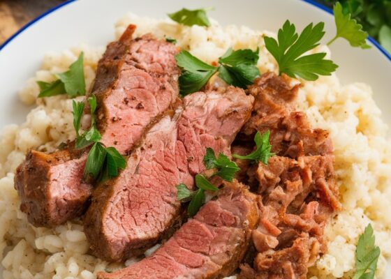 Keto-Friendly Lamb and Cauliflower Rice Pilaf